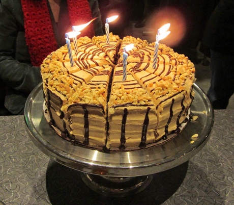 Vegan Birthday Cake on Vegan Peanut Butter Chocolate Birthday Cake
